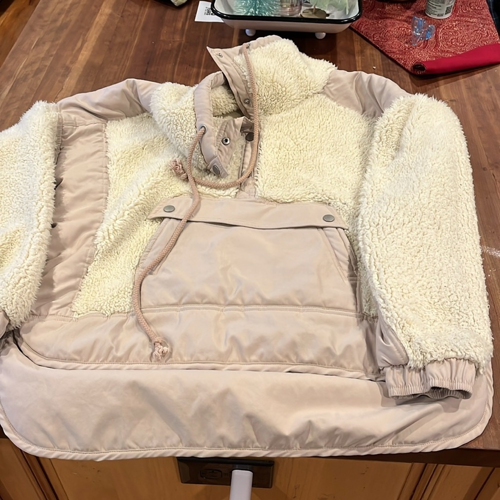 Pullover Sherpa Jacket Daily Practice - image 5